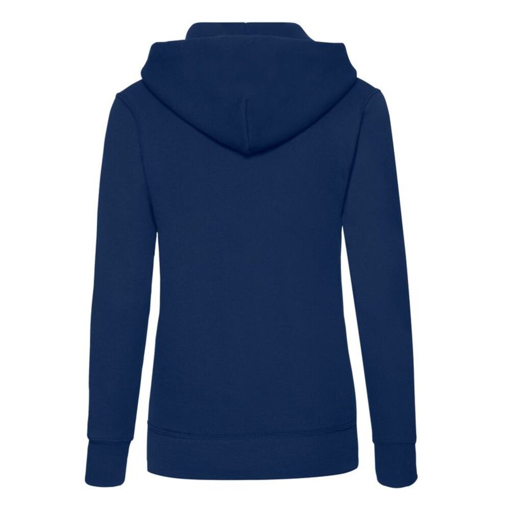 Fruit of the Loom Womens/Ladies Classic Hoodie / Navy - Picture 2 of 3